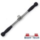 Body Tech Triceps Straight Handle, Steel Pro-Grip LAT Bar